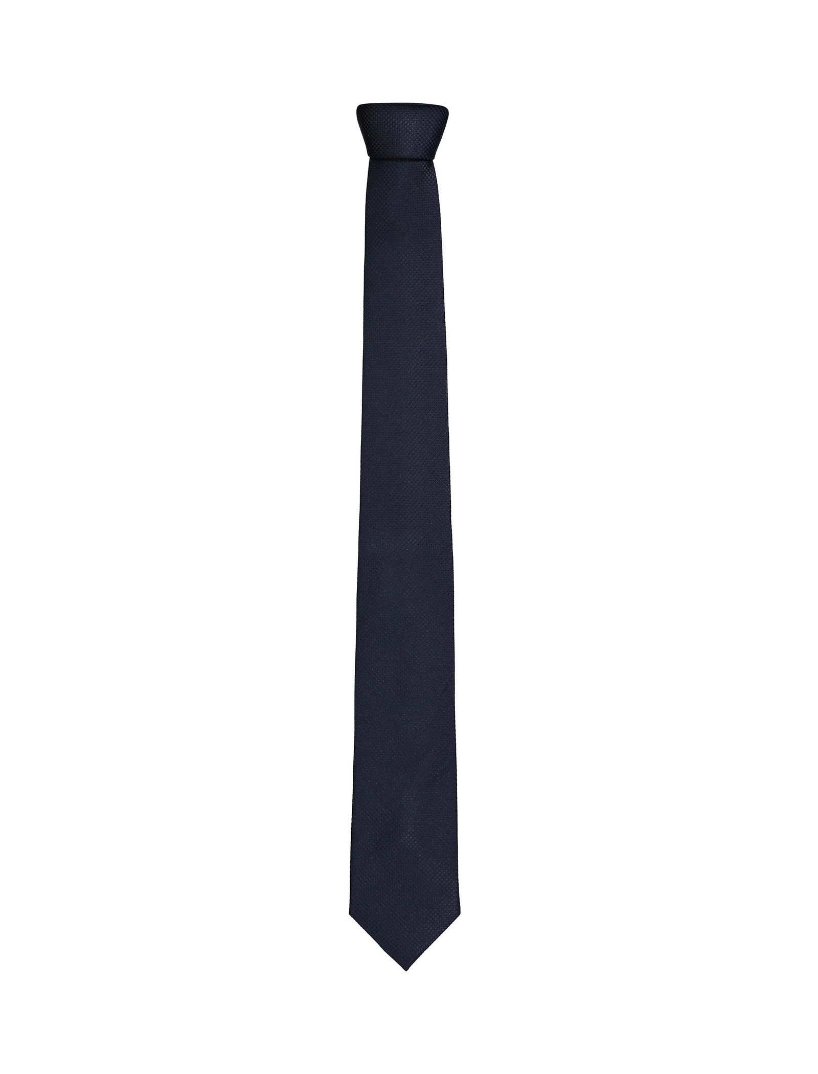 کراوات ابریشم ساده مردانه - جک اند جونز - سرمه اي - 2