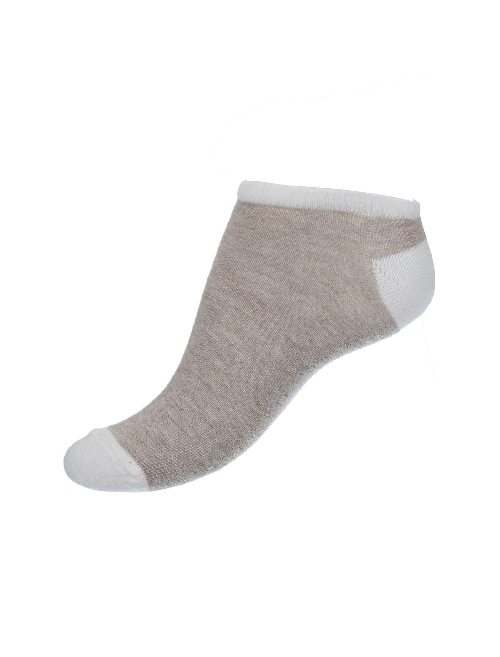 جوراب نخی بدون ساق زنانه بسته 3 عددی - مادام کوکو - سرمه اي/مشکي - 20