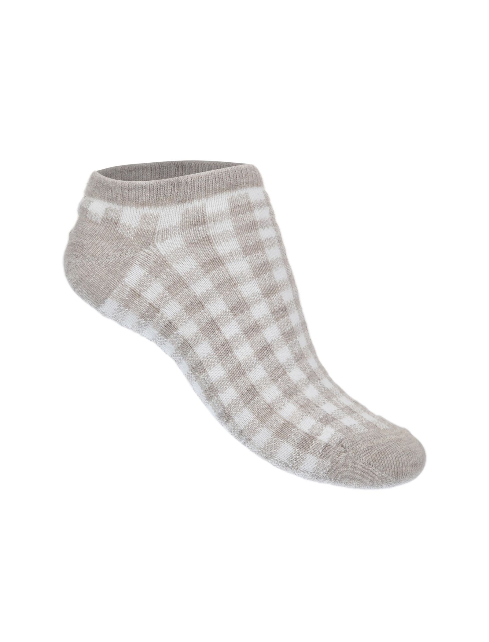 جوراب نخی بدون ساق زنانه بسته 3 عددی - مادام کوکو - سرمه اي/مشکي - 21