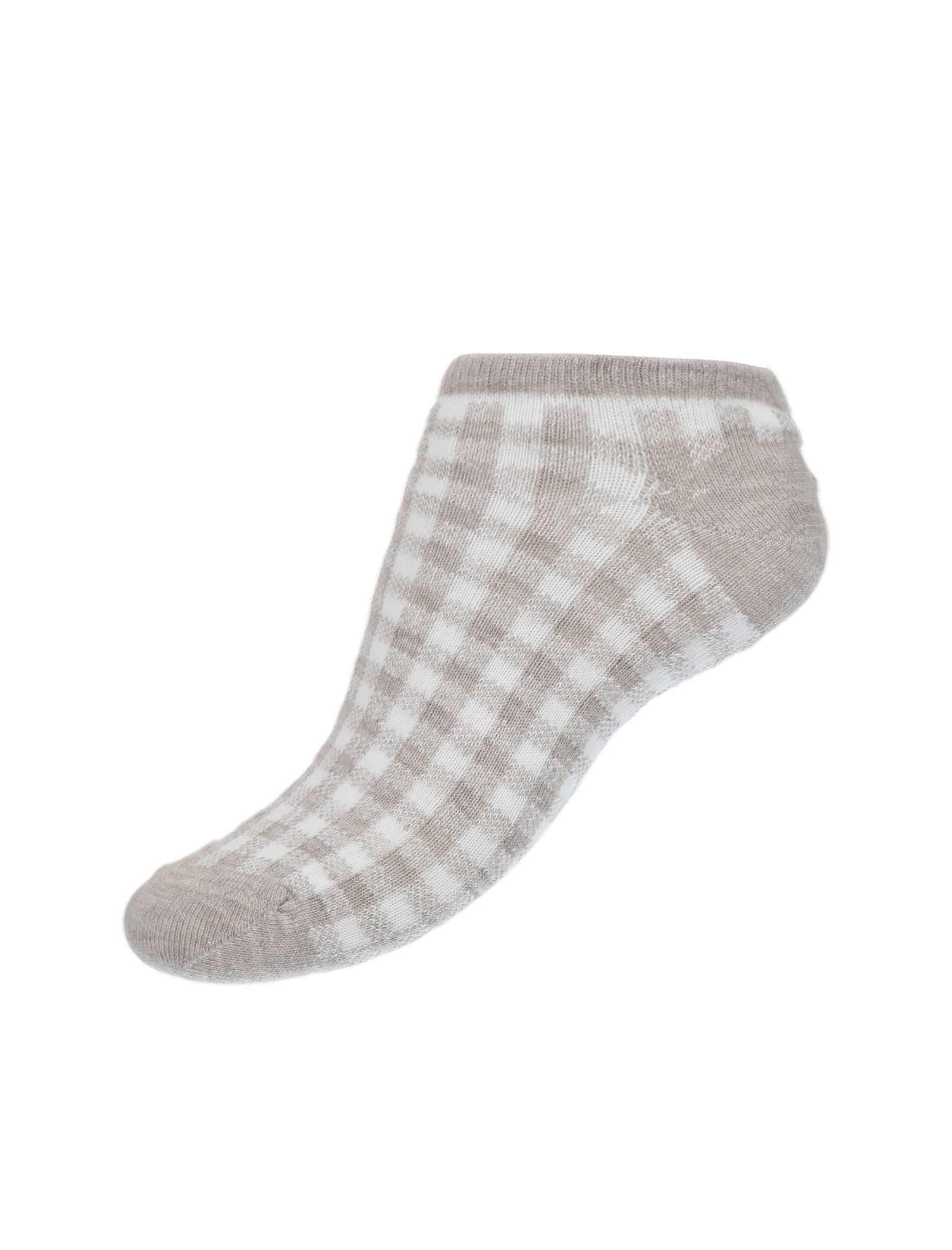 جوراب نخی بدون ساق زنانه بسته 3 عددی - مادام کوکو - سرمه اي/مشکي - 22