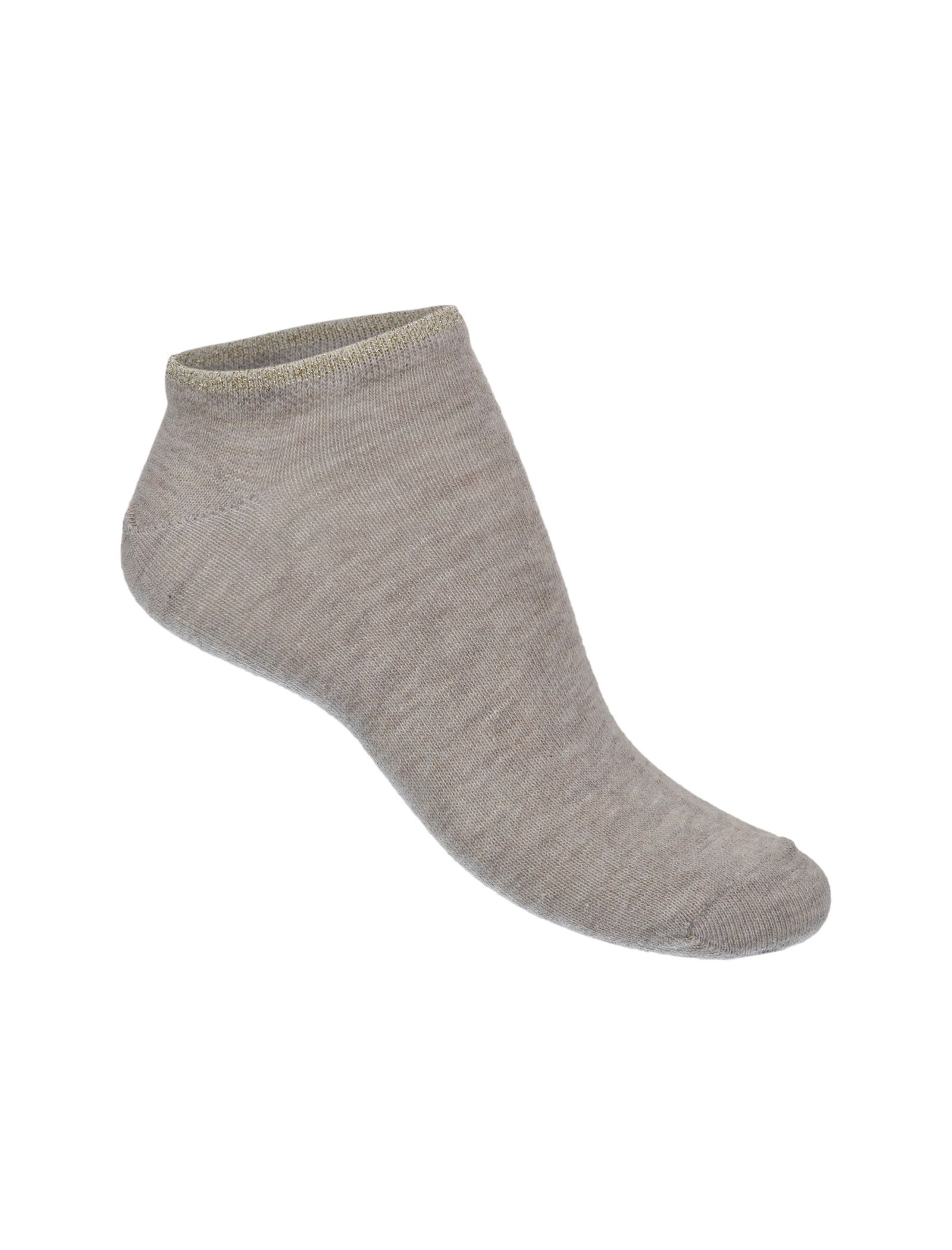 جوراب نخی بدون ساق زنانه بسته 3 عددی - مادام کوکو - سرمه اي/مشکي - 23