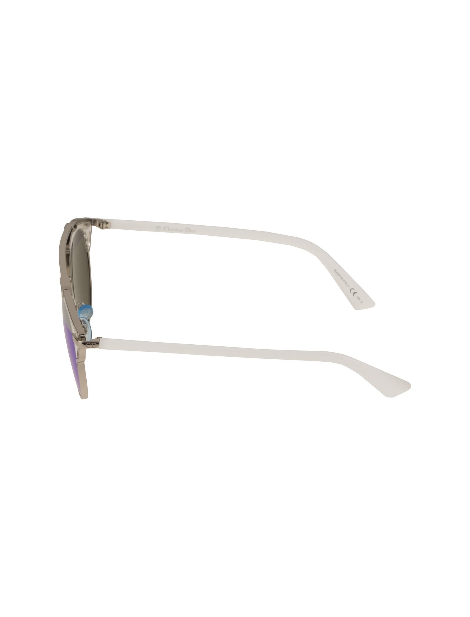 عینک آفتابی پنتوس زنانه - دیور - نقره اي و سفيد - 4