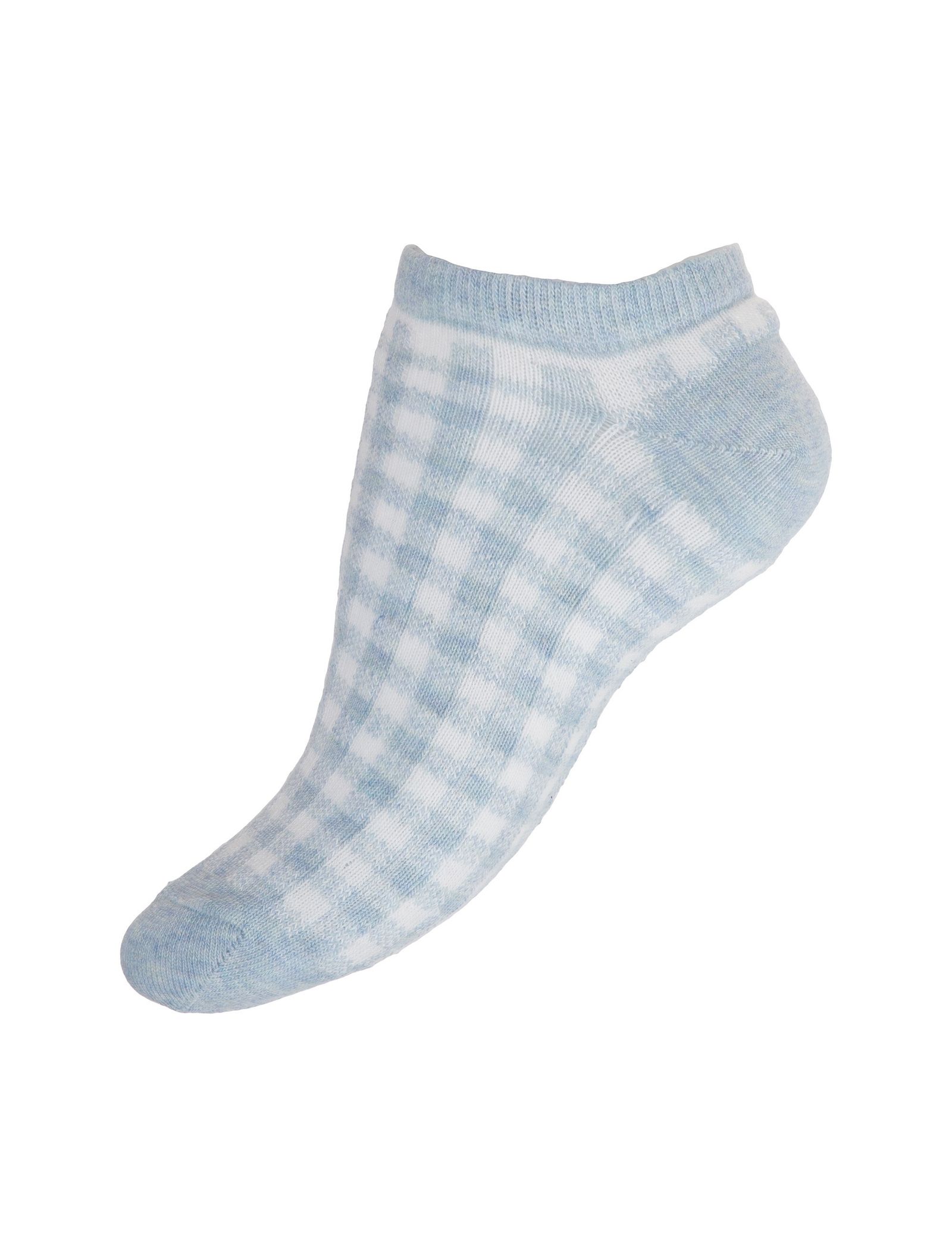 جوراب نخی بدون ساق زنانه بسته 3 عددی - مادام کوکو - سرمه اي/مشکي - 38