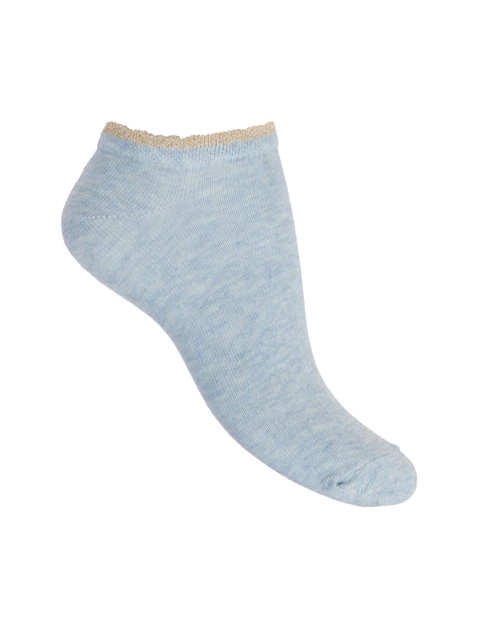 جوراب نخی بدون ساق زنانه بسته 3 عددی - مادام کوکو - سرمه اي/مشکي - 39