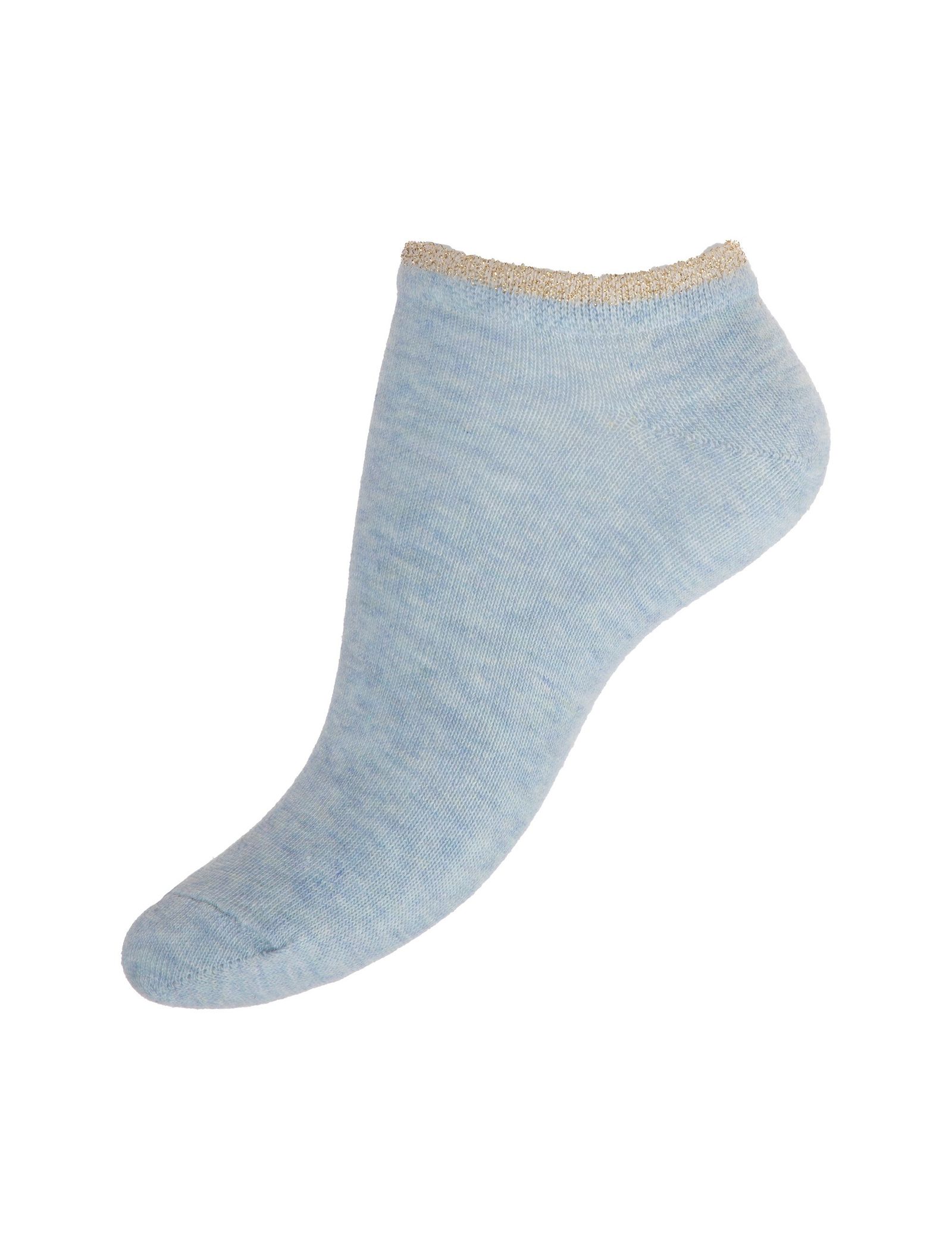 جوراب نخی بدون ساق زنانه بسته 3 عددی - مادام کوکو - سرمه اي/مشکي - 40