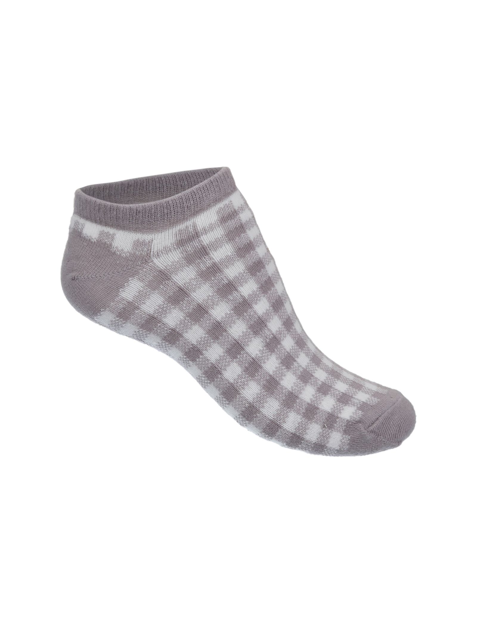 جوراب نخی بدون ساق زنانه بسته 3 عددی - مادام کوکو - سرمه اي/مشکي - 27