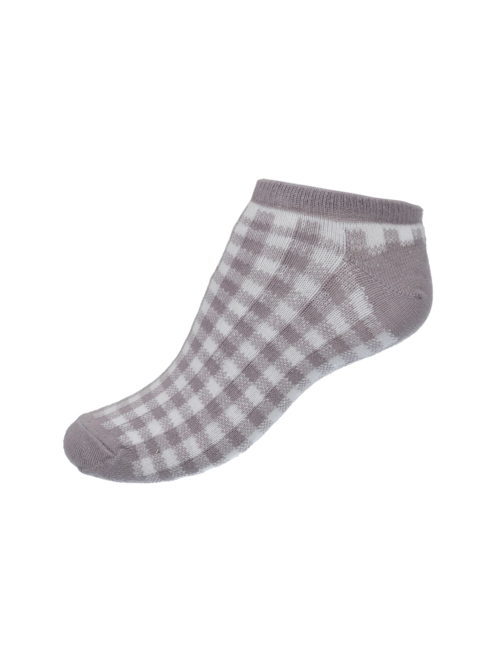 جوراب نخی بدون ساق زنانه بسته 3 عددی - مادام کوکو - سرمه اي/مشکي - 28