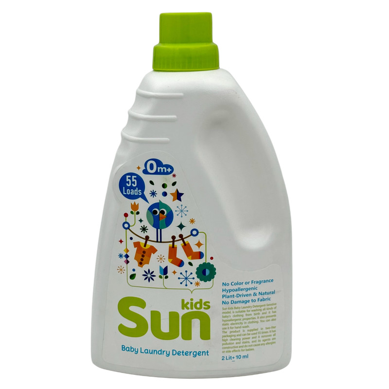 مایع لباسشویی سان کیدز مدل Baby laundry detergent حجم 2 لیتر