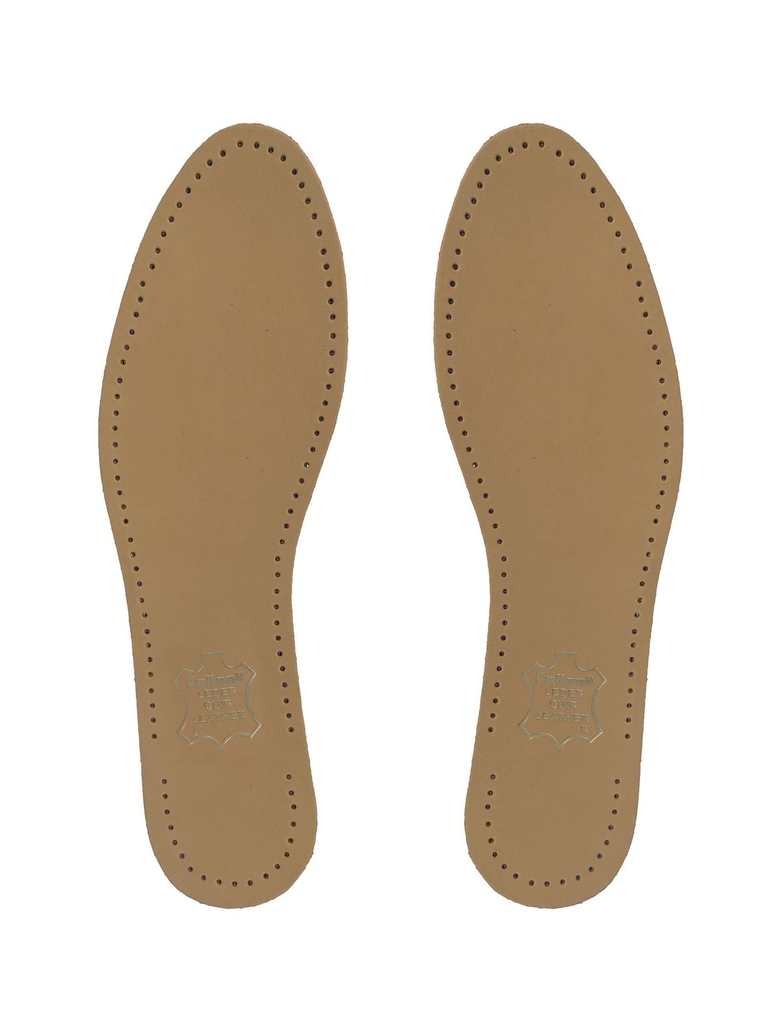 کفی کفش چرم مردانه - کلنیل - کرم - 1