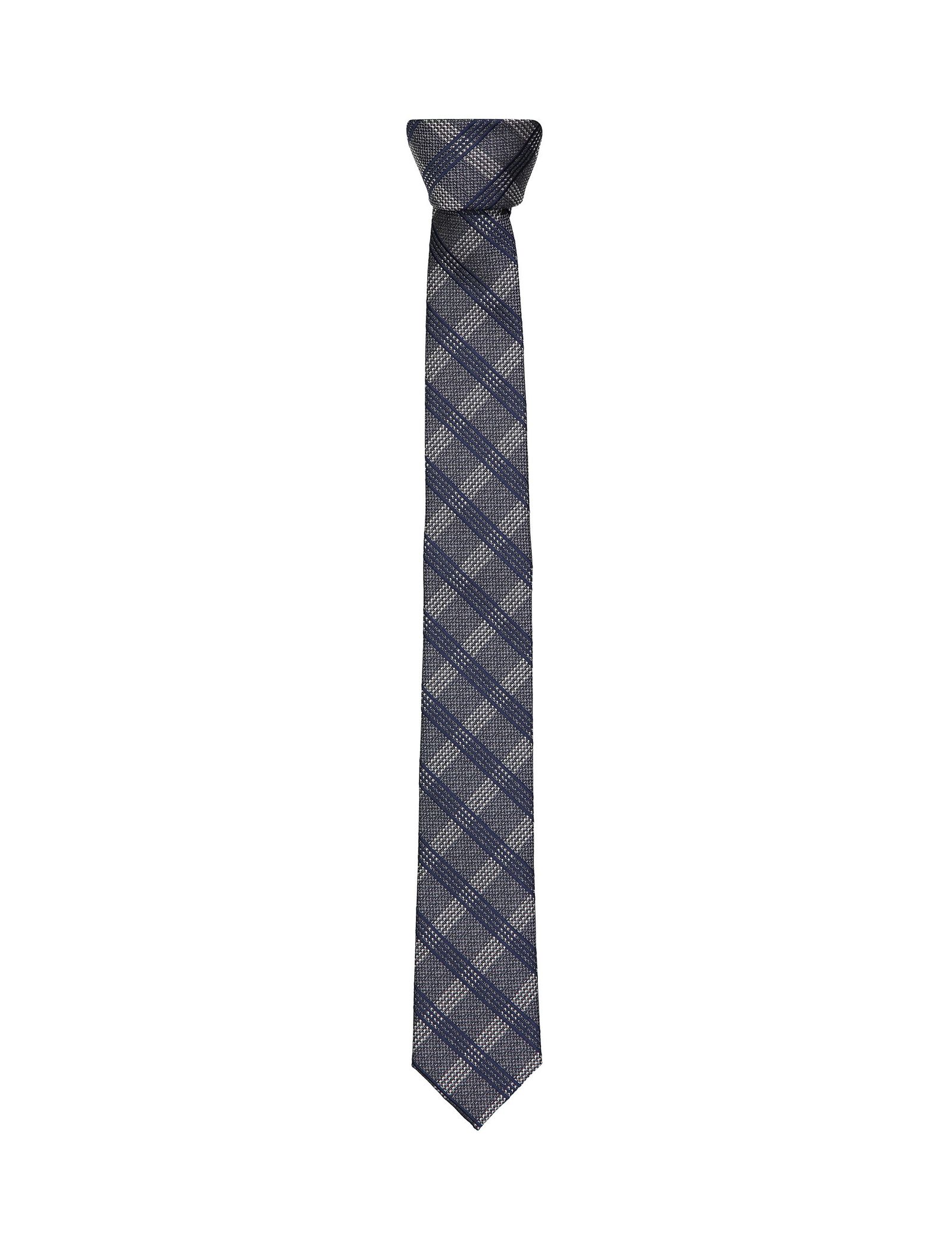 کراوات طرح دار مردانه - سلکتد - طوسي - 1