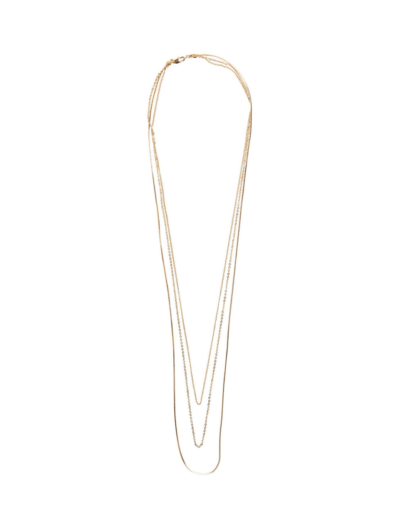 گردنبند زنجیری زنانه - پی سز تک سایز - طلايي - 1