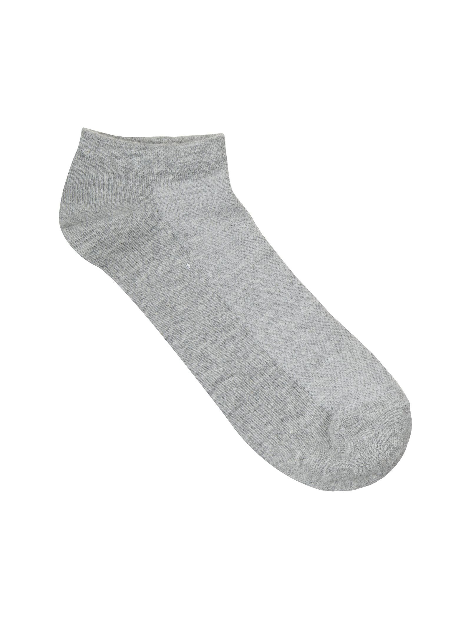 جوراب نخی بدون ساق مردانه بسته 3 عددی - مادام کوکو - طوسي/سرمه اي/زغالي - 5