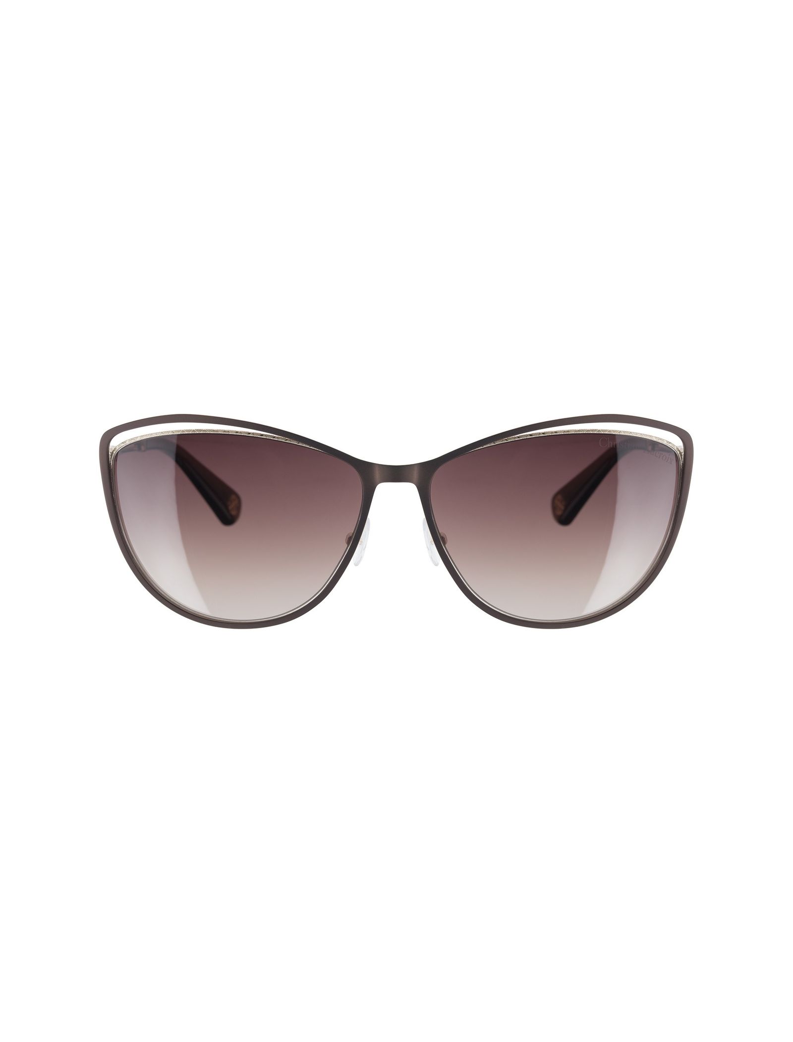 عینک آفتابی گربه ای زنانه - کریستین لاکروآ - قهوه اي - 1