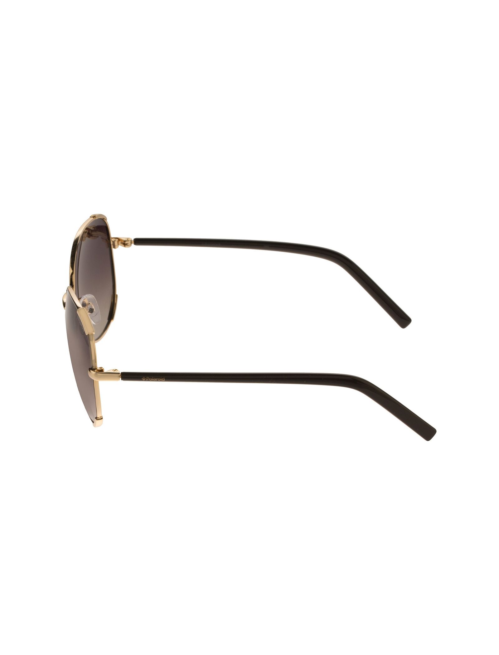 عینک آفتابی مربعی زنانه - پولاروید - طلايي و قهوه اي - 4