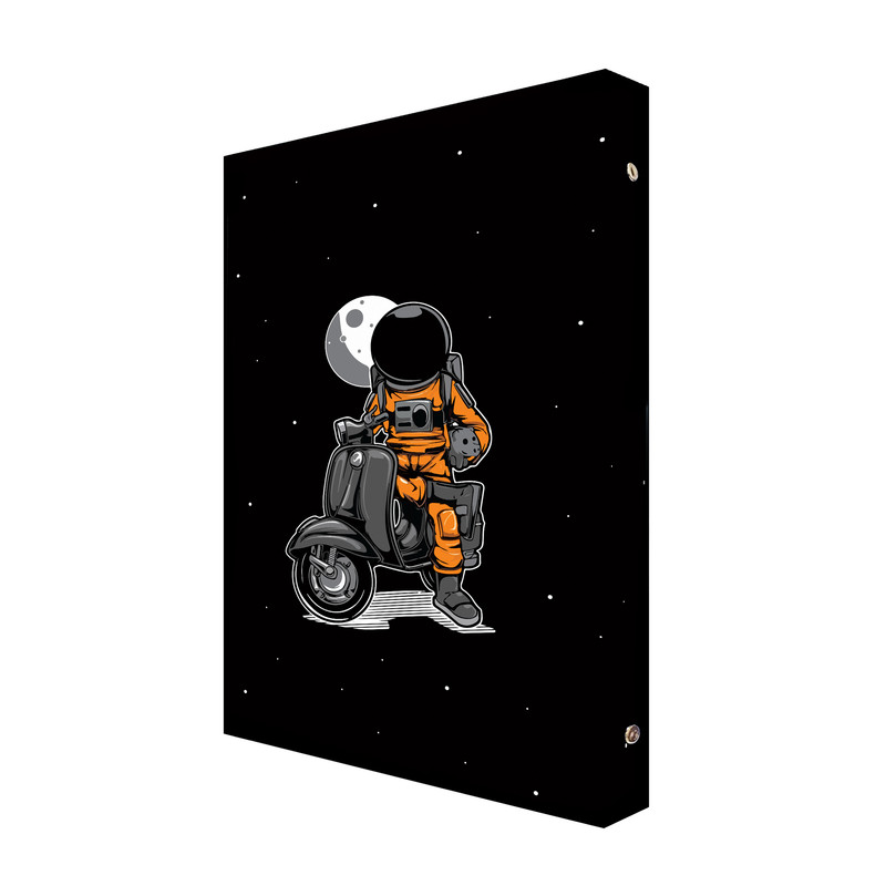 دفتر کلاسوری 100برگ پدیده نقش مدل 26حلقه طرح فضانورد