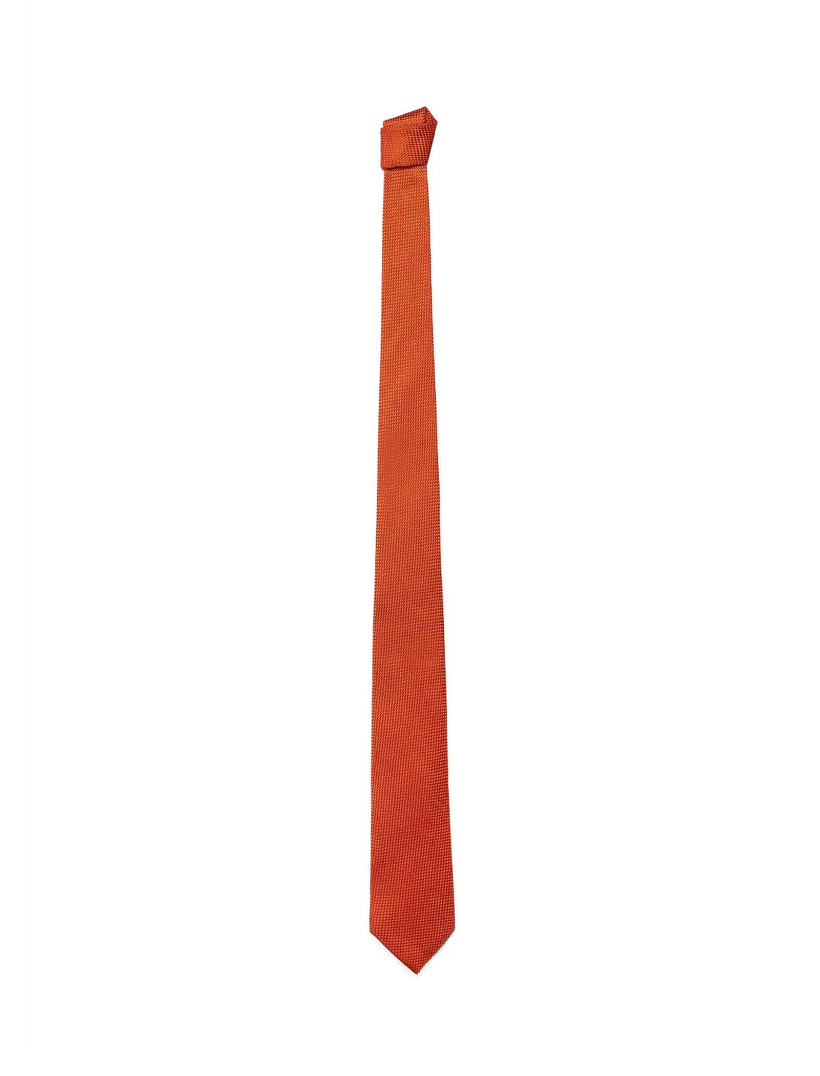 کراوات مانگو مدل 23090666 تک سایز - نارنجي - 1