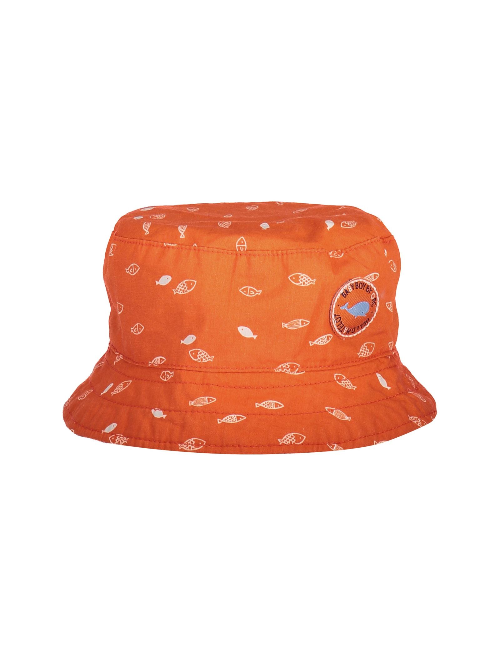 کلاه پارچه ای طرح دار نوزادی دخترانه - ارکسترا - نارنجي - 2