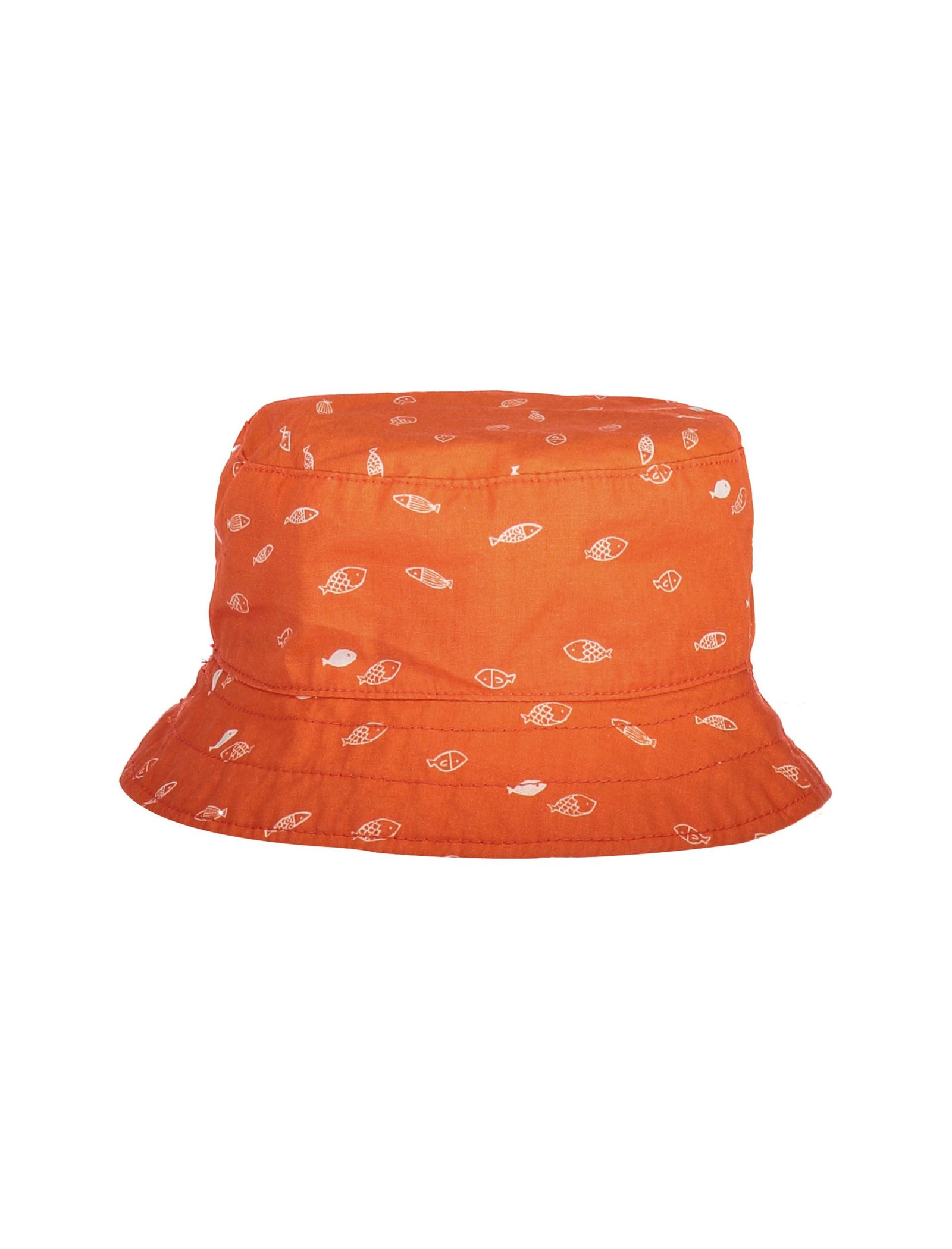 کلاه پارچه ای طرح دار نوزادی دخترانه - ارکسترا - نارنجي - 4