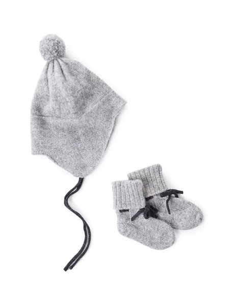 کلاه و جوراب نوزادی زمستانی - مانگو