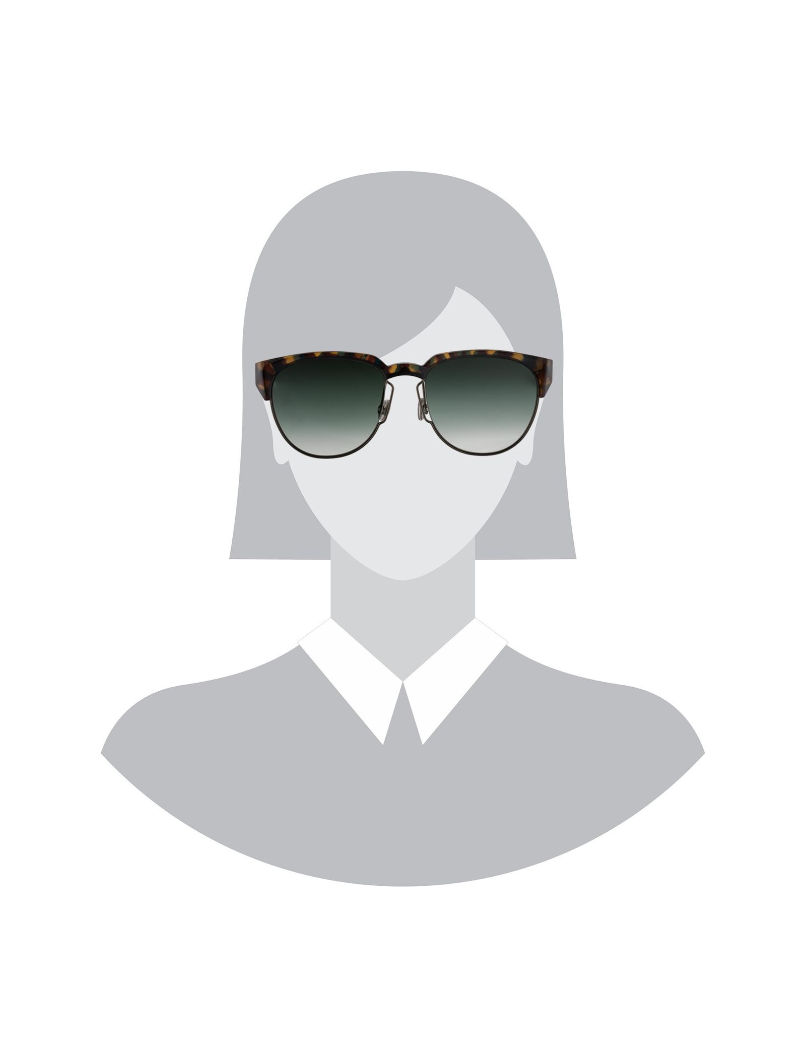 عینک آفتابی کلاب مستر زنانه - دیور - قهوه اي  - 6