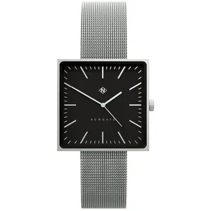 ساعت مچی عقربه ای نیوگیت مدل The Cubeline Reverse Dial Steel mesh Strap