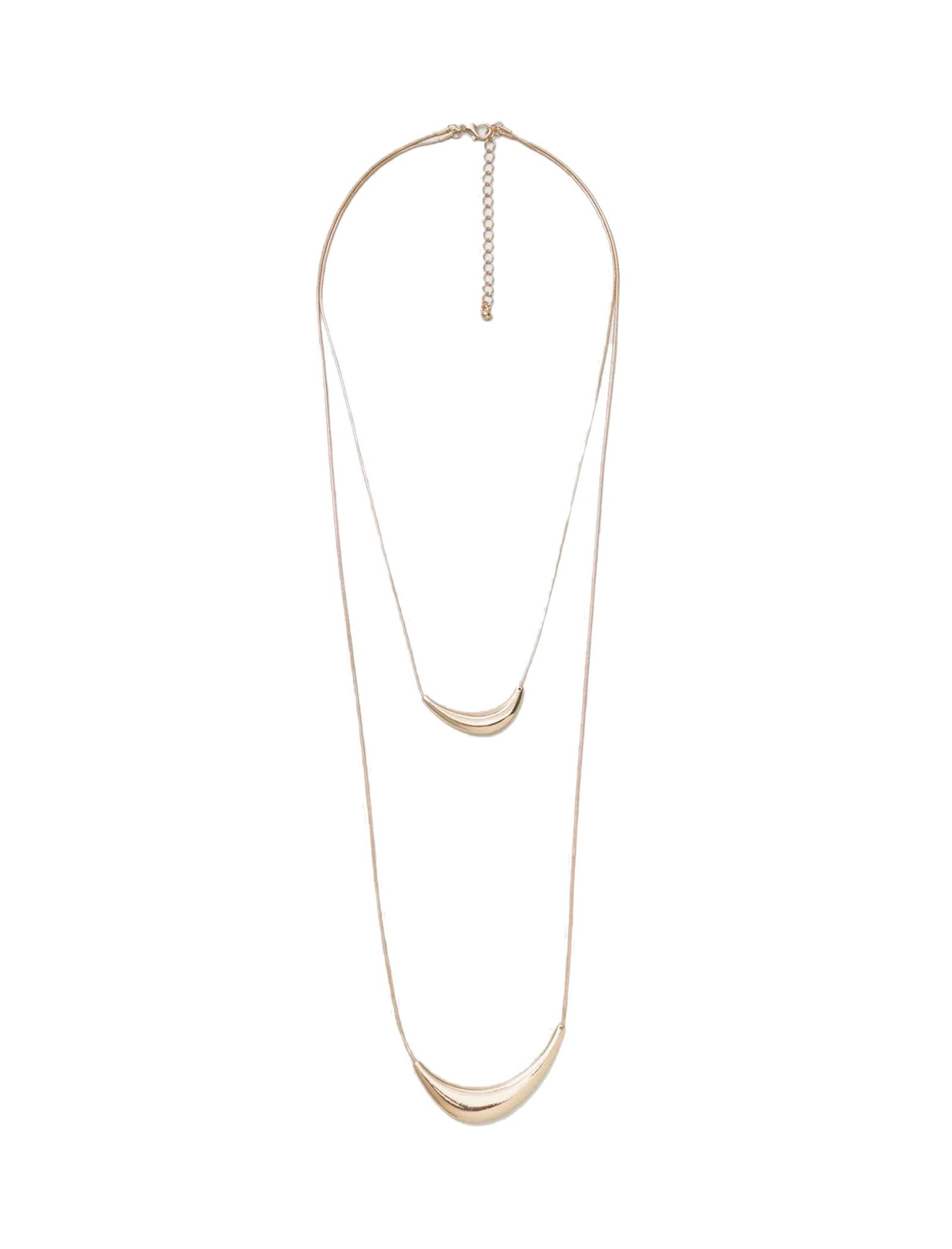 گردنبند زنجیری زنانه - مانگو تک سایز - طلايي - 1