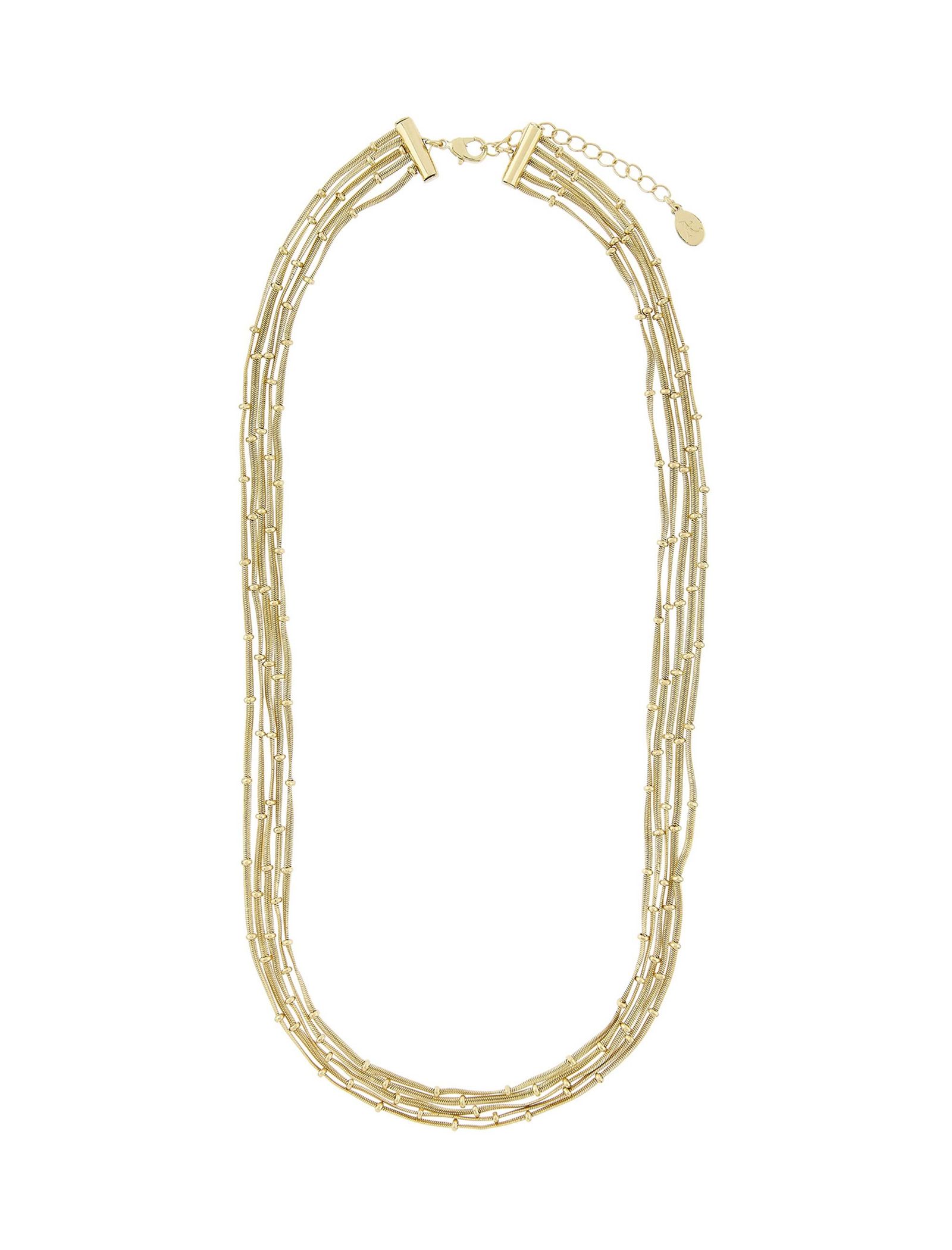 گردنبند زنجیری زنانه Slinky Layered - اکسسورایز تک سایز - طلايي - 1