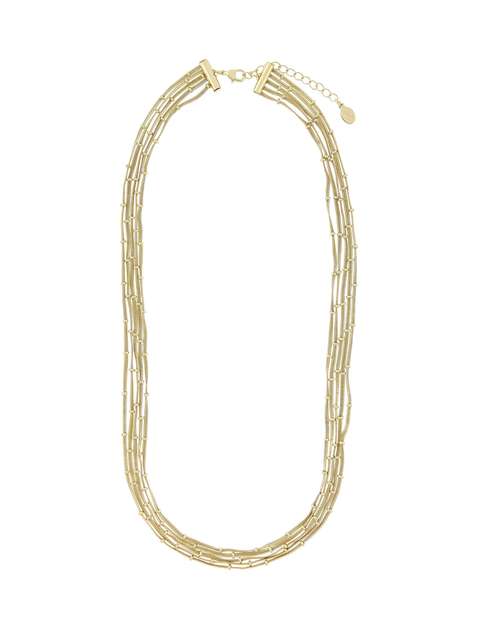 گردنبند زنجیری زنانه Slinky Layered - اکسسورایز تک سایز