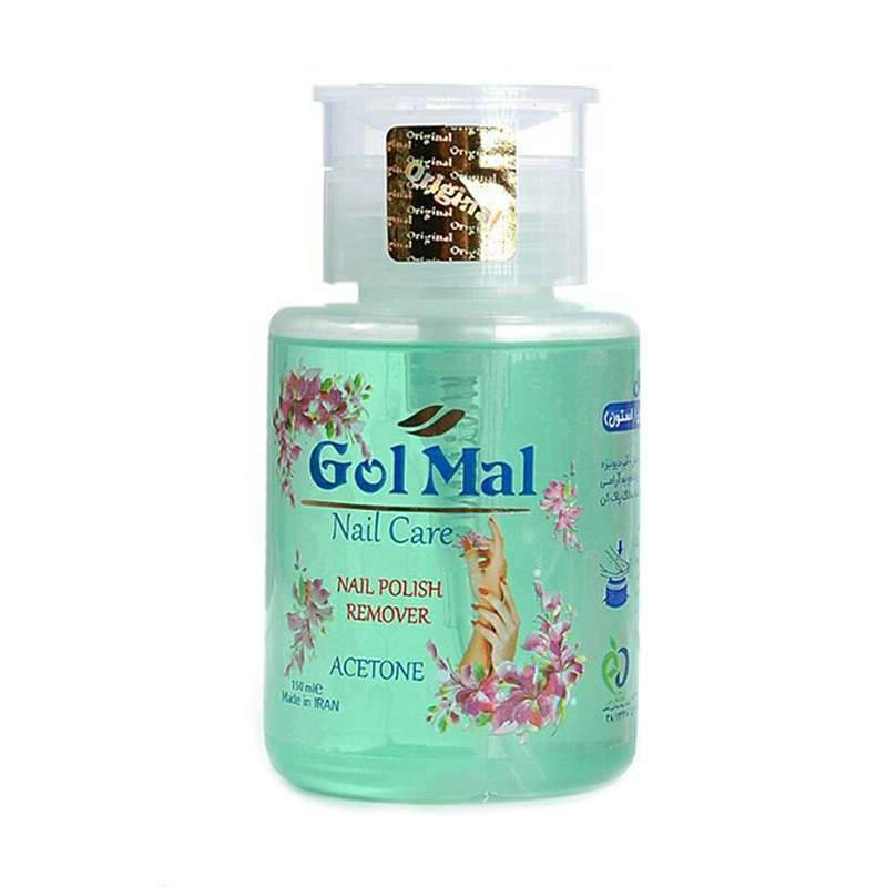 لاک پاک کن پمپی حاوی استون با رایحه خوش گل مل حجم 150 میلی لیتر