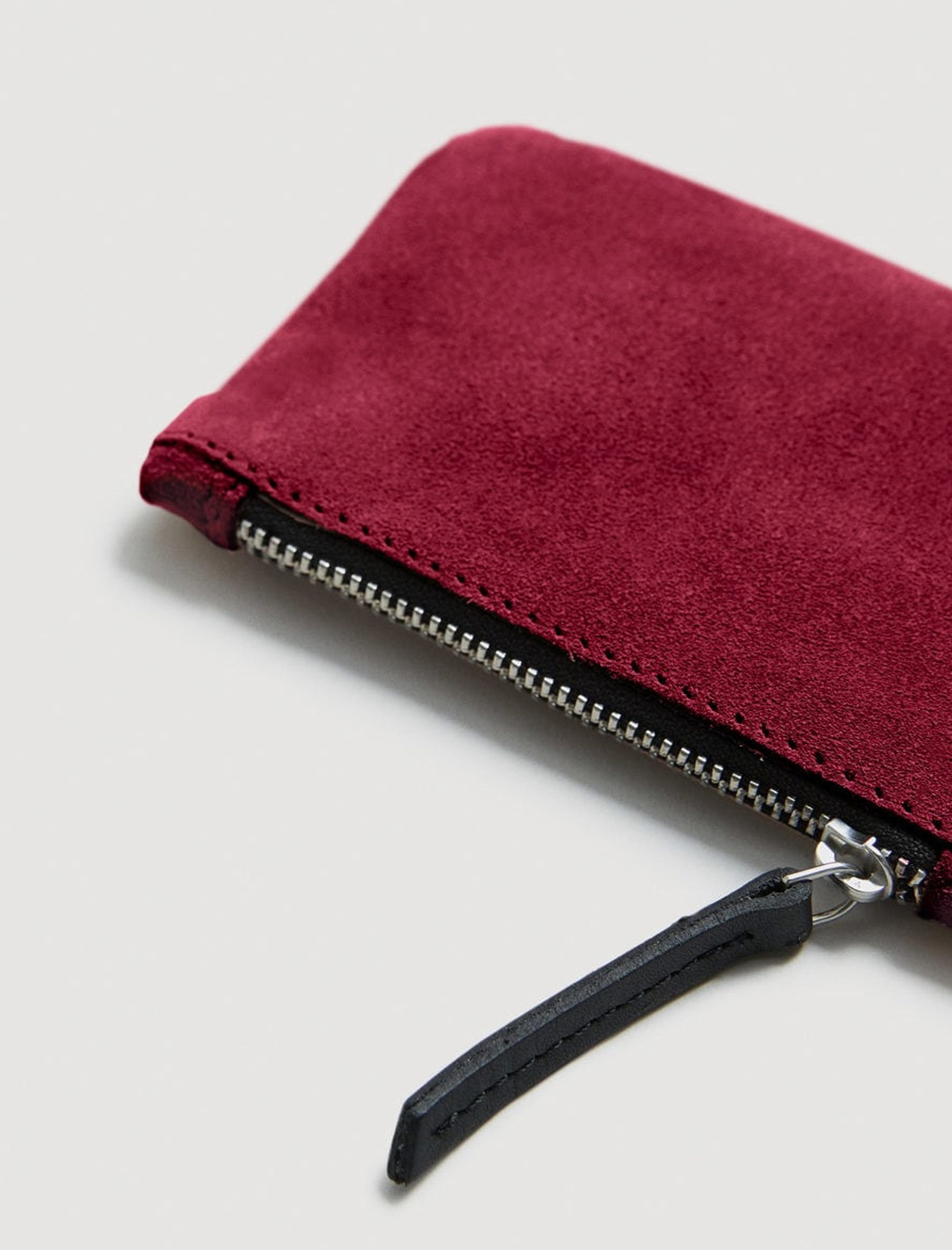 کیف جیر پول زیپ دار زنانه - مانگو تک سایز - قرمز - 2