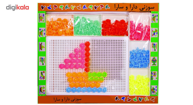 بازی فکری سوزنی میخک مدل دارا و سارا