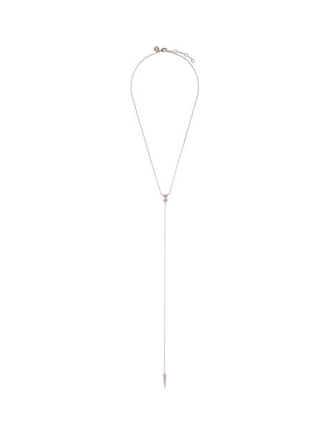گردنبند برنجی آویز زنانه Triangle Lariat - اکسسورایز تک سایز