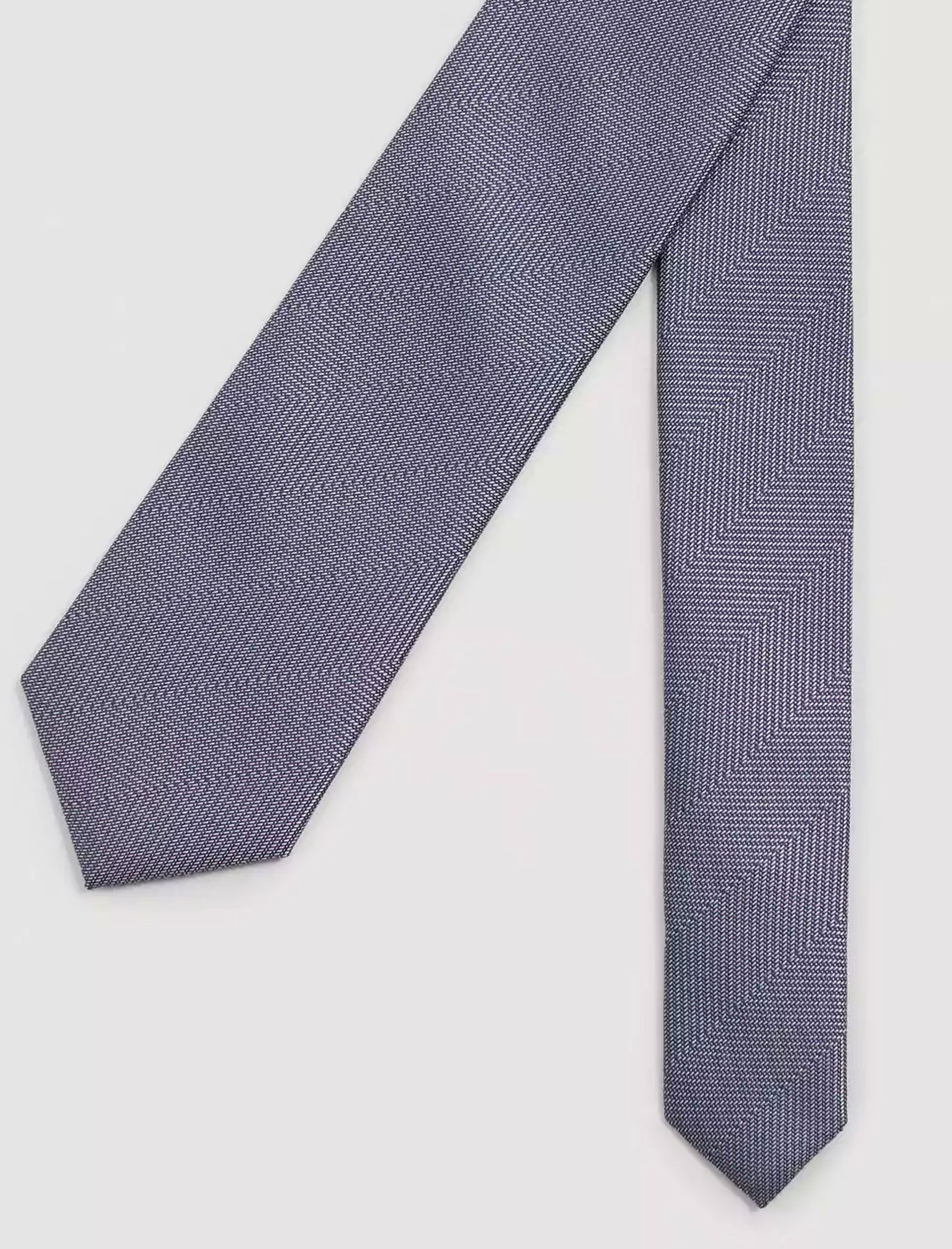 کراوات مانگو مدل 23020566 تک سایز - آبي - 4
