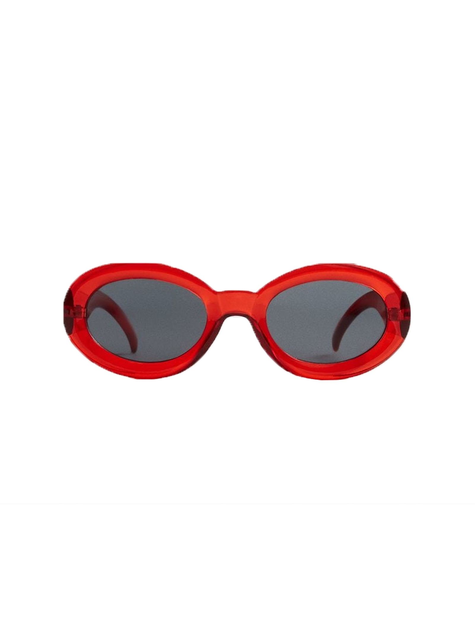 عینک آفتابی بیضی زنانه - مانگو - قرمز - 1