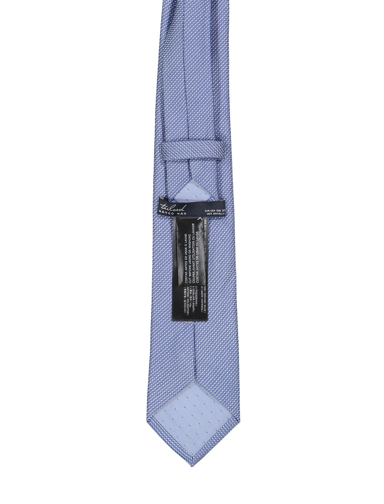 کراوات مانگو مدل 23090555 تک سایز - آبي روشن - 3