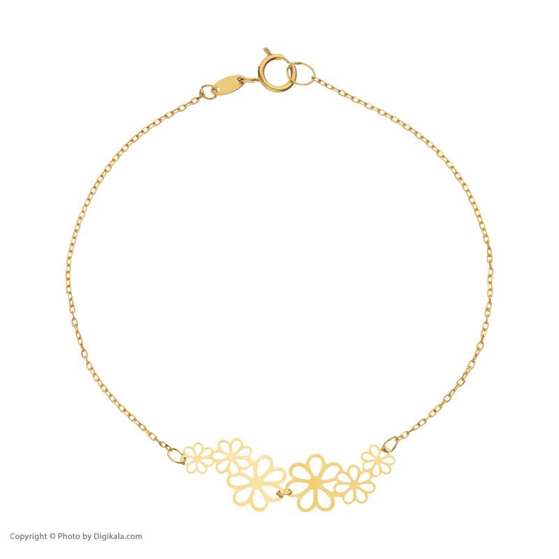 دستبند طلا 18 عیار زنانه مایا ماهک مدل MB1437 دستبند طلا 18 عیار زنانه مایا ماهک مدل MB1437