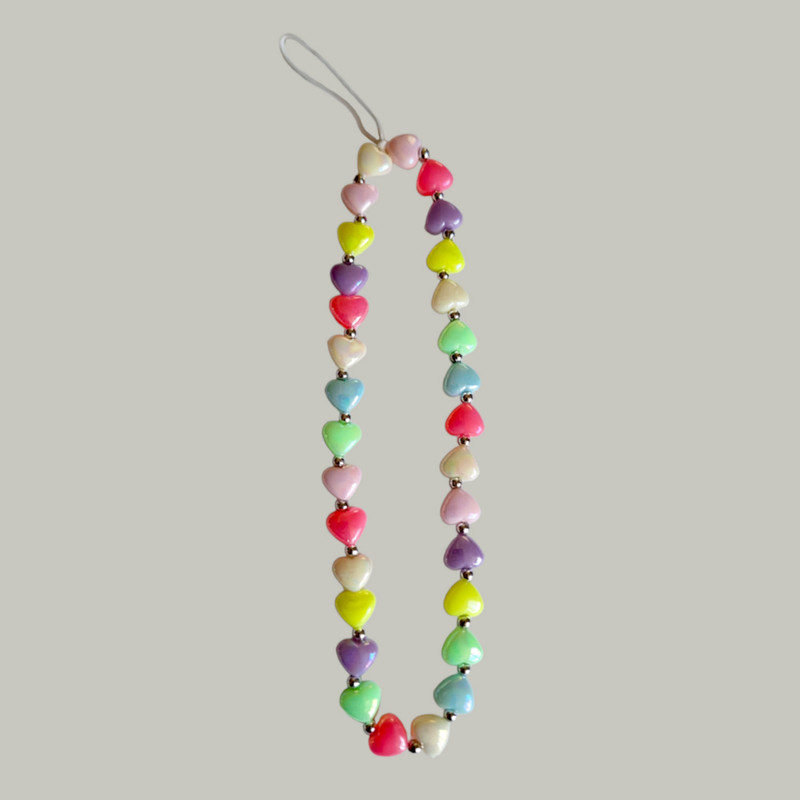 بند موبایل مدل قلبی پاستیلی