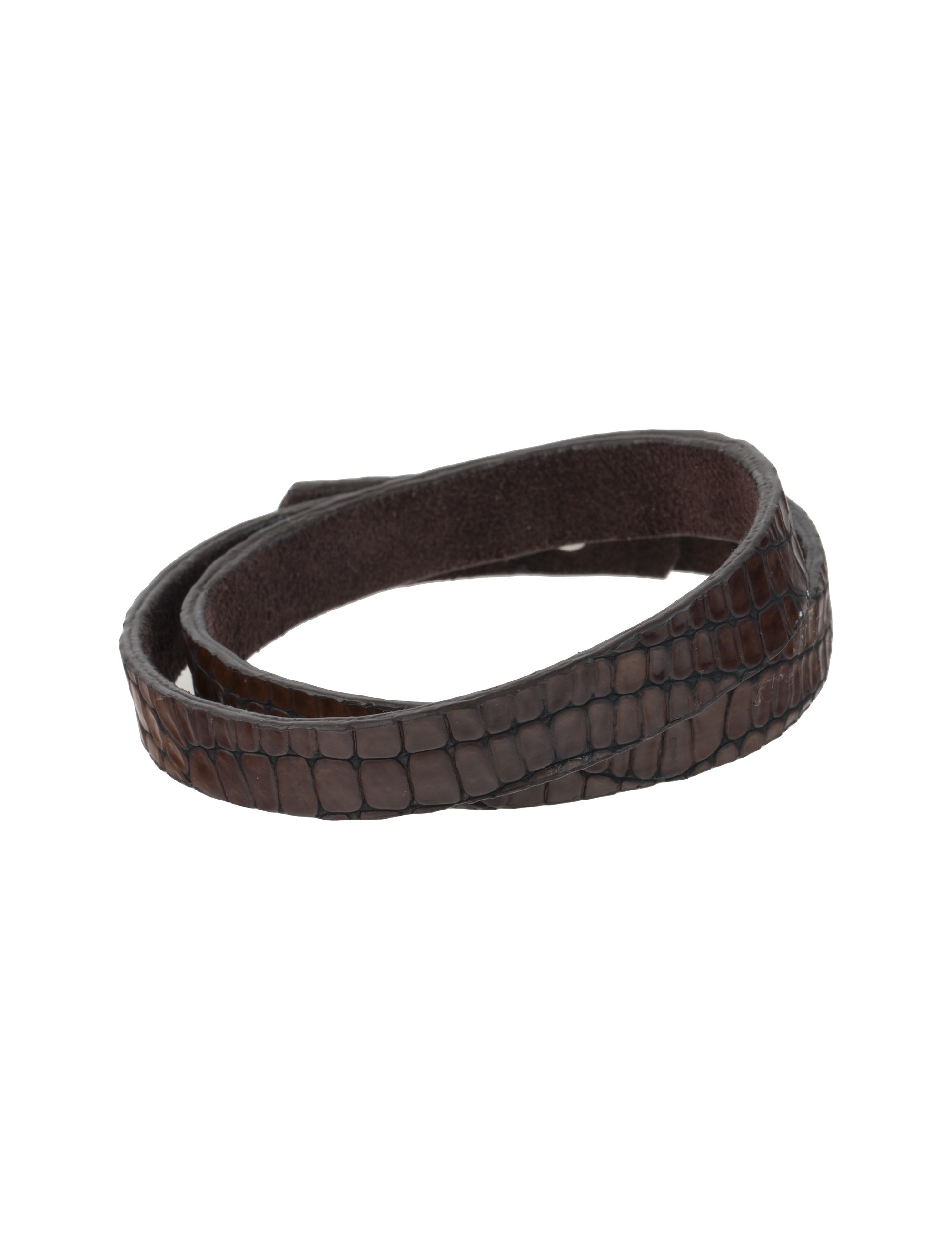 دستبند چرم مردانه - ماکو دیزاین سایز 43 cm