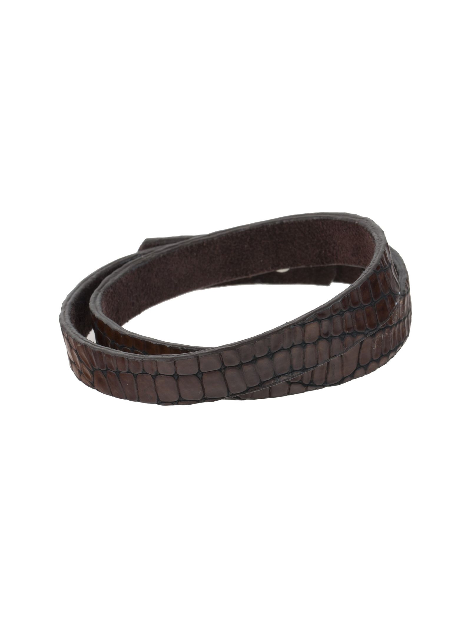 دستبند چرم مردانه - ماکو دیزاین سایز 43 cm - قهوه اي - 1