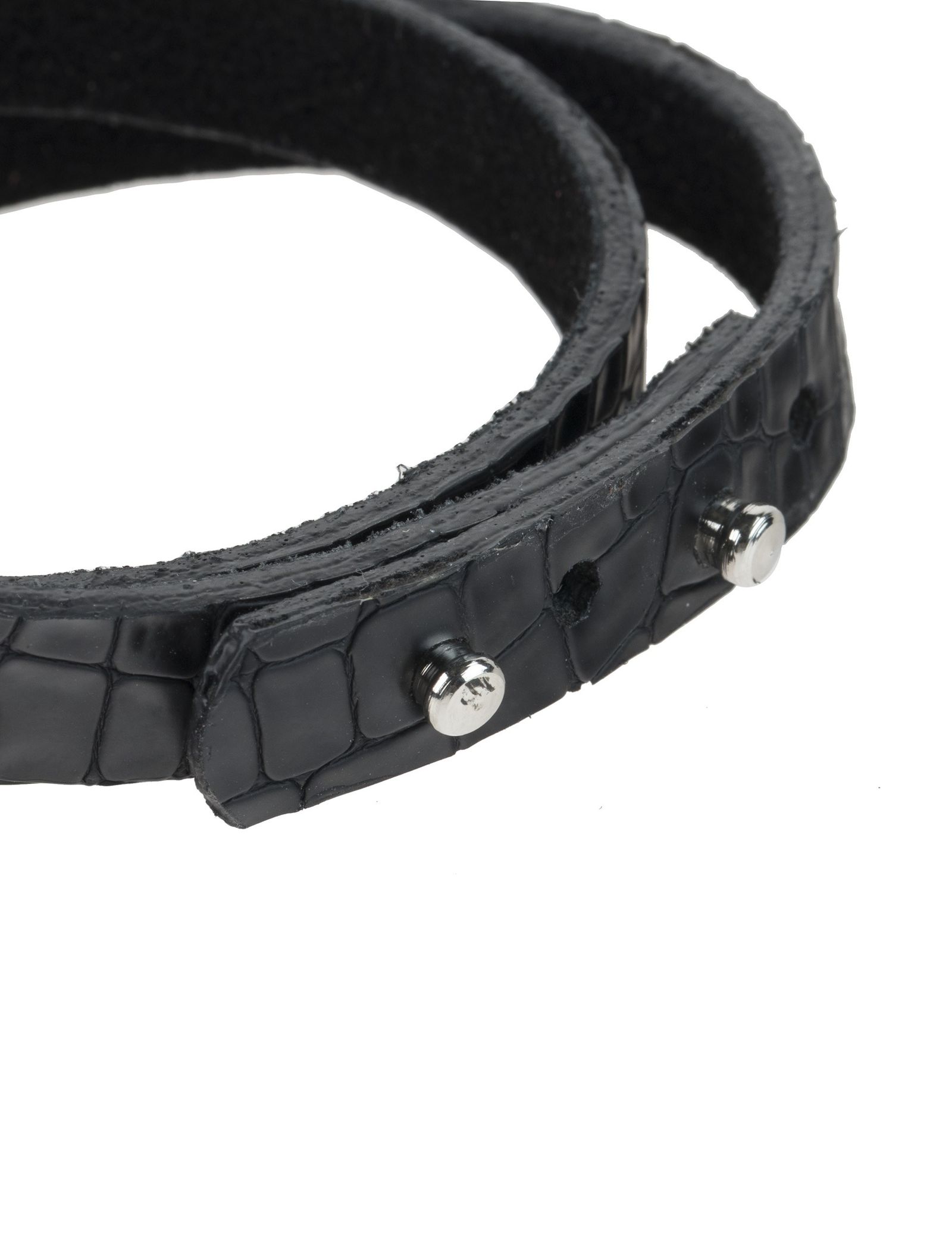 دستبند چرم مردانه - ماکو دیزاین سایز 42 cm - مشکي - 5