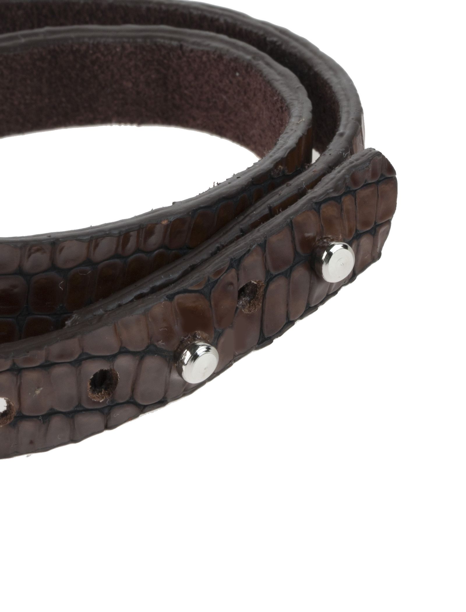 دستبند چرم مردانه - ماکو دیزاین سایز 43 cm - قهوه اي - 5