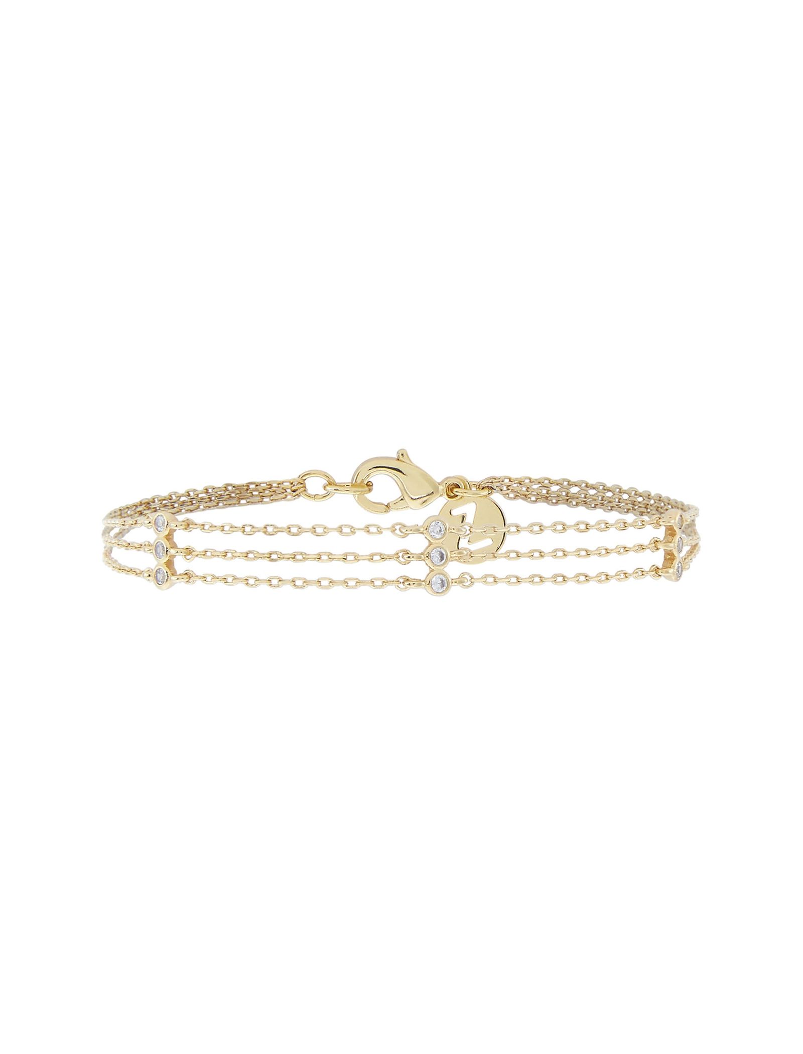 دستبند زنجیری زنانه - اکسسورایز تک سایز - طلايي - 1