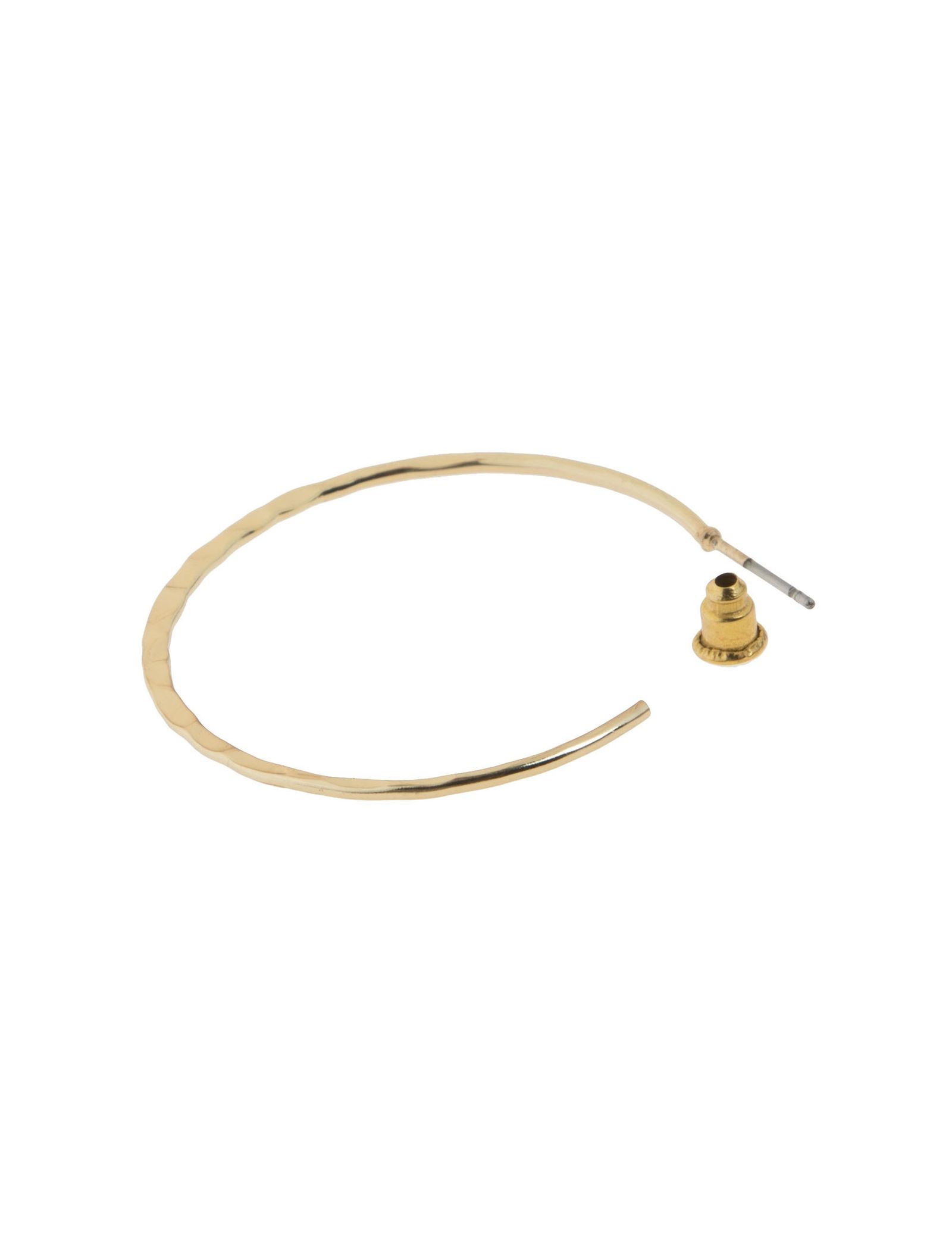 گوشواره استیل حلقه ای زنانه - اکسسورایز تک سایز - طلايي - 8