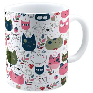 ماگ شین دیزاین طرح گربه کد 4075