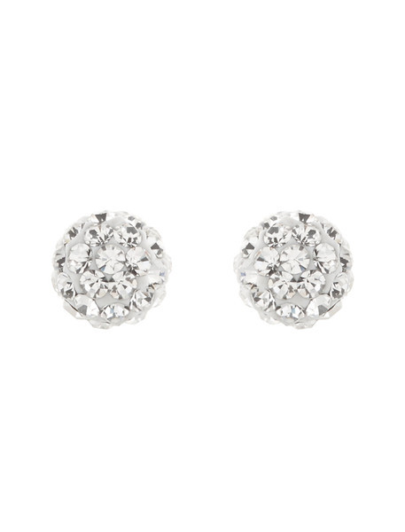 گوشواره نقره میخی زنانه Sterling Silver Pave Ball Stud - اکسسورایز