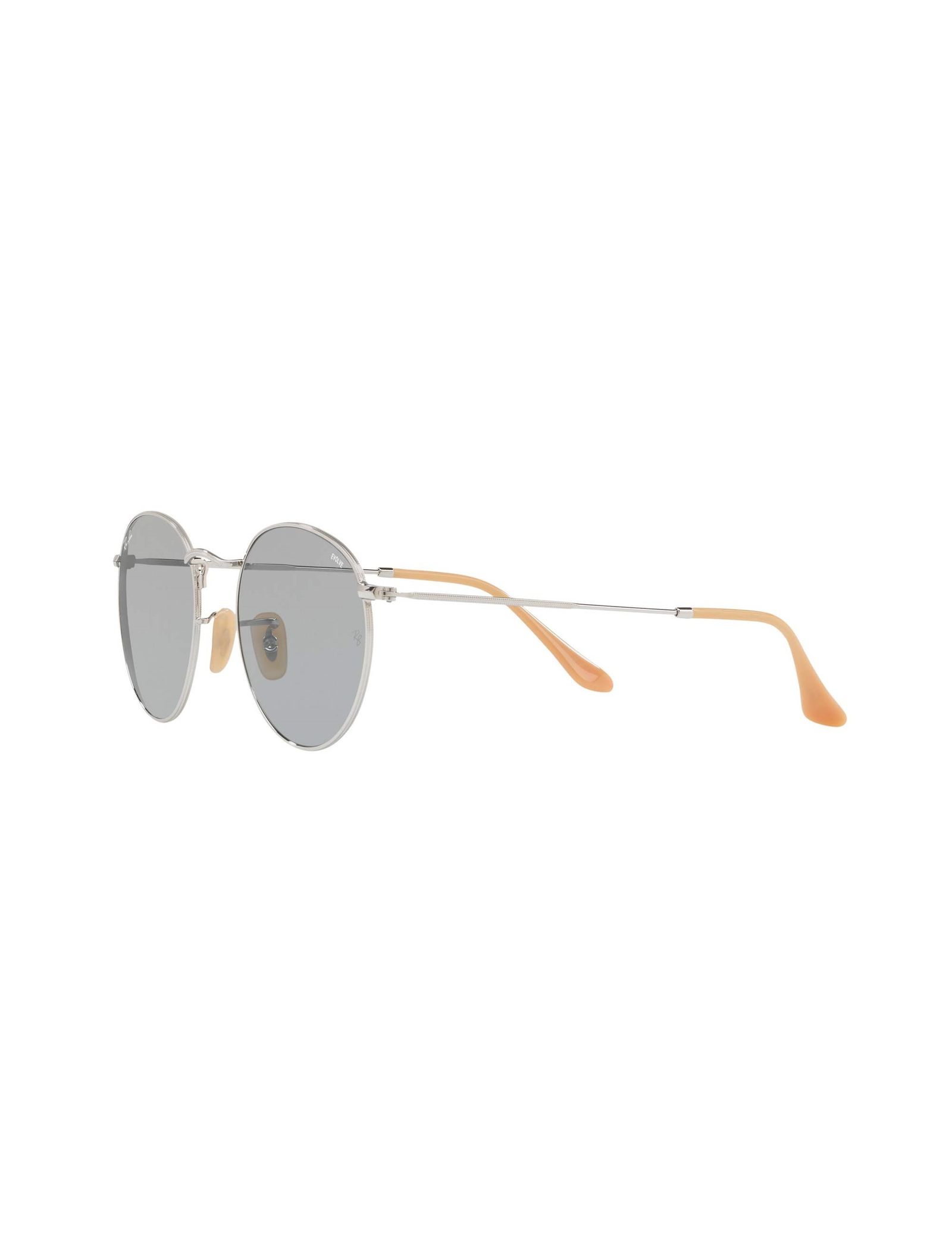 عینک آفتابی گرد مردانه - ری بن - نقره اي - 4