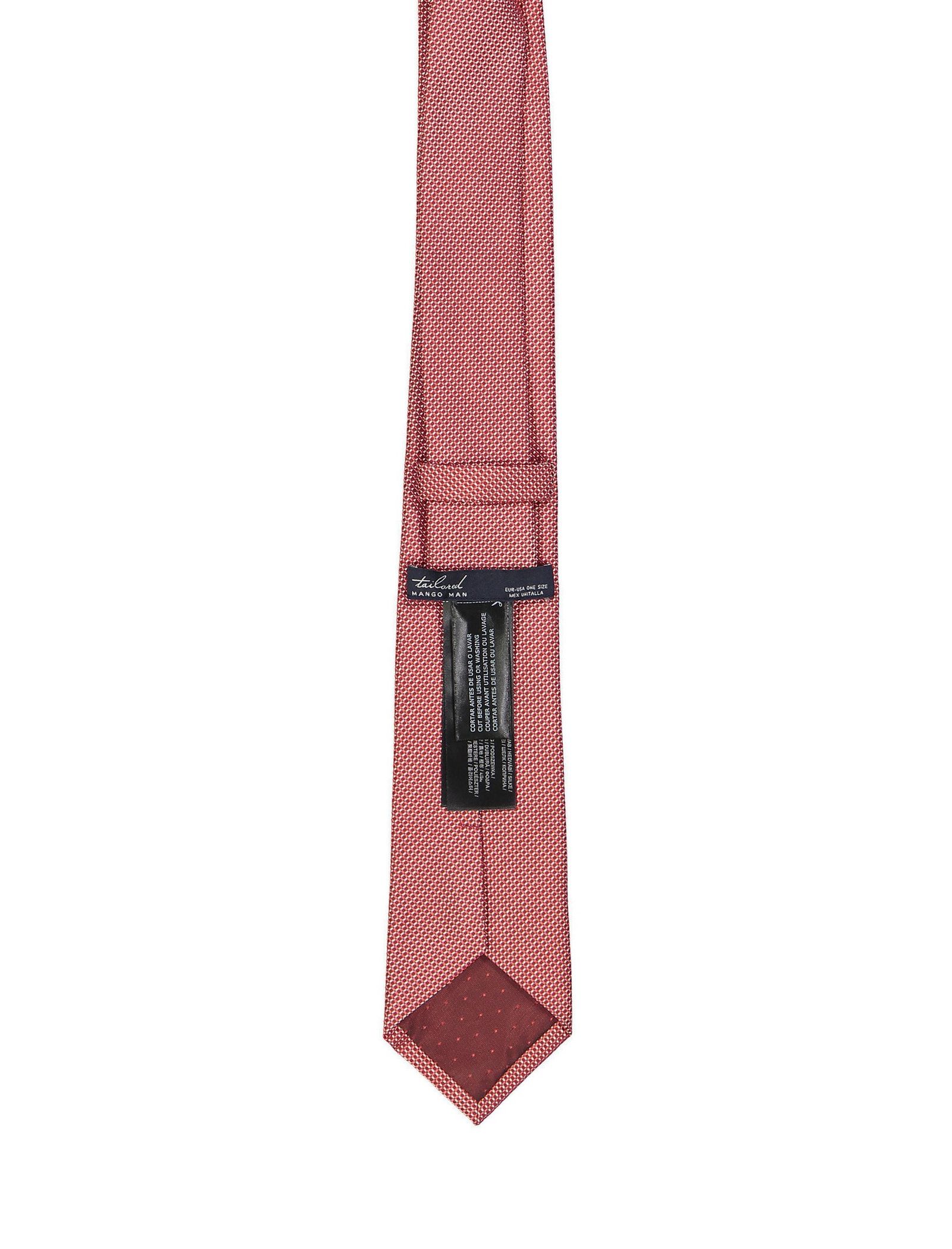 کراوات مانگو مدل 23090555 تک سایز - قرمز - 3