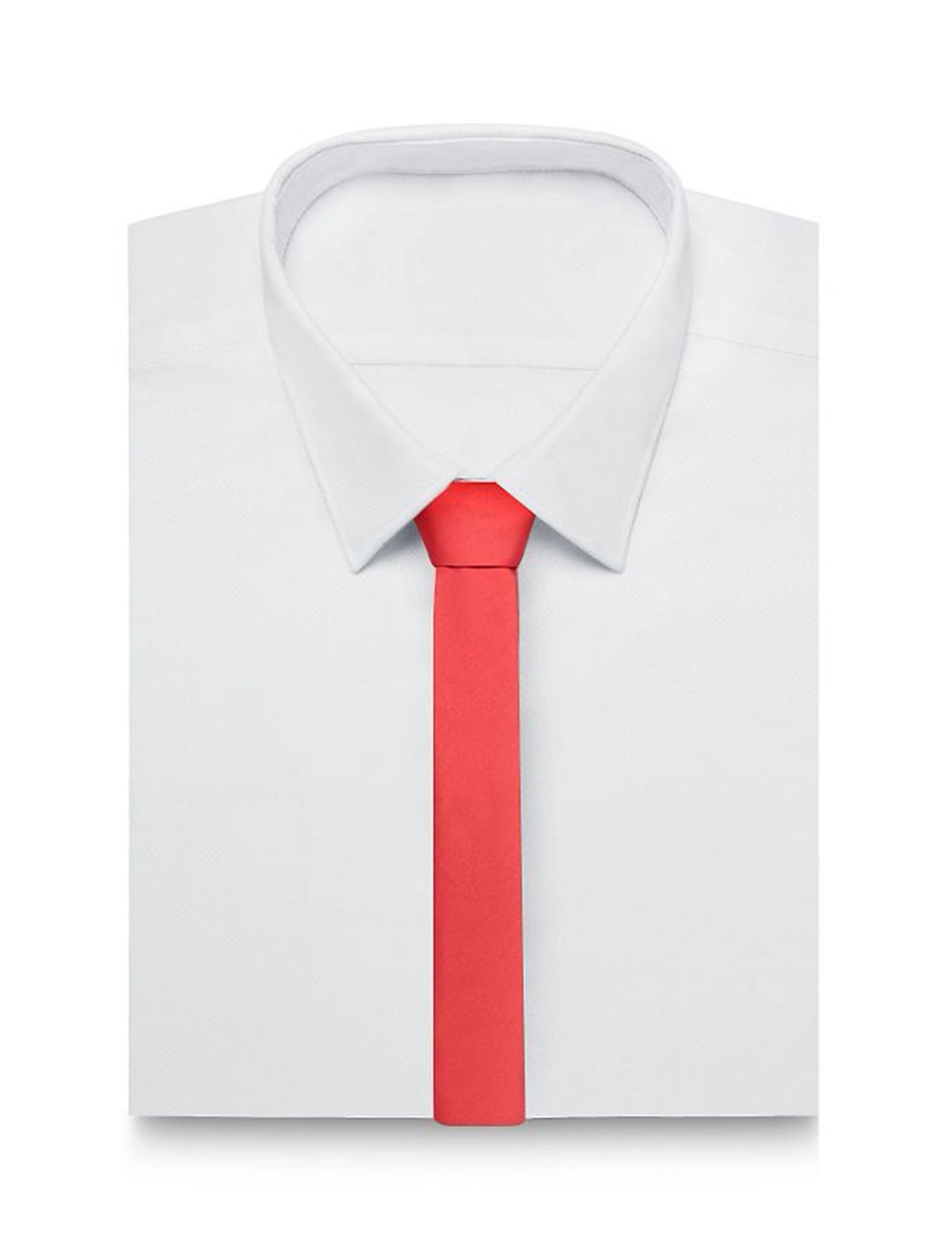 کراوات ساده مردانه - رد هرینگ - قرمز - 3
