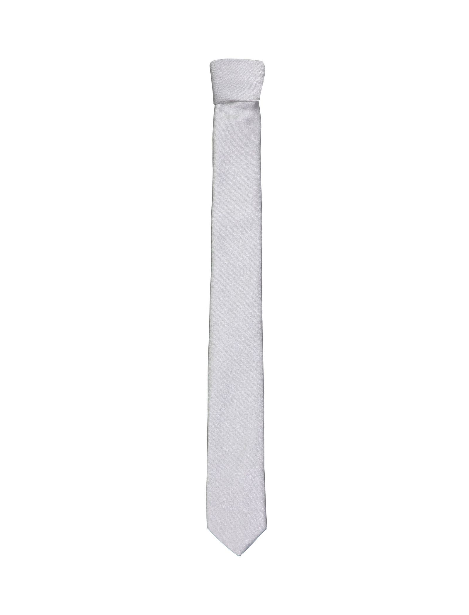 کراوات ساده مردانه - رد هرینگ تک سایز - نقره اي - 2