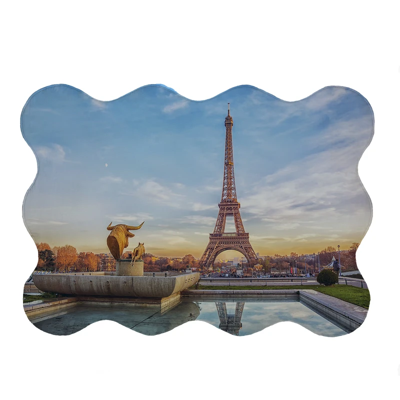 پادری مدل دالبر طرح ایفل کد 5674 سایز 80x110 سانتی متر 